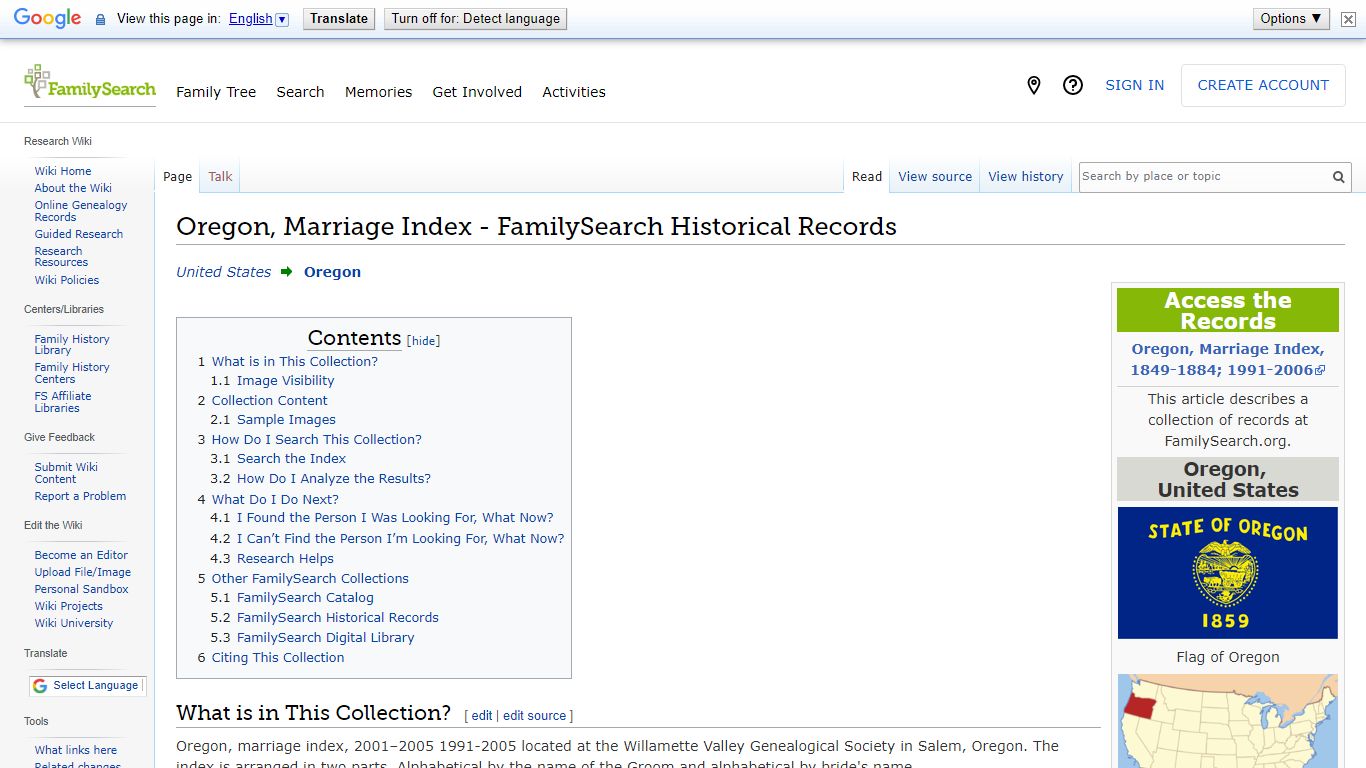 Oregon, Marriage Index - FamilySearch Historical Records